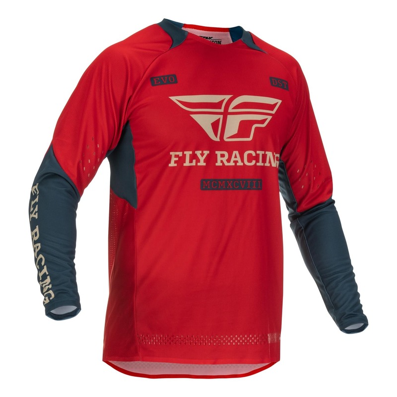 Maillot cross Fly Racing Evo rouge/gris- S