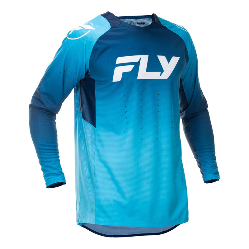 Maillot cross Fly Racing Evolution DST blue/white