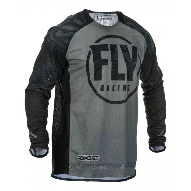 Maillot cross Fly Racing Evolution DST Racewear noir/gris- 2XL