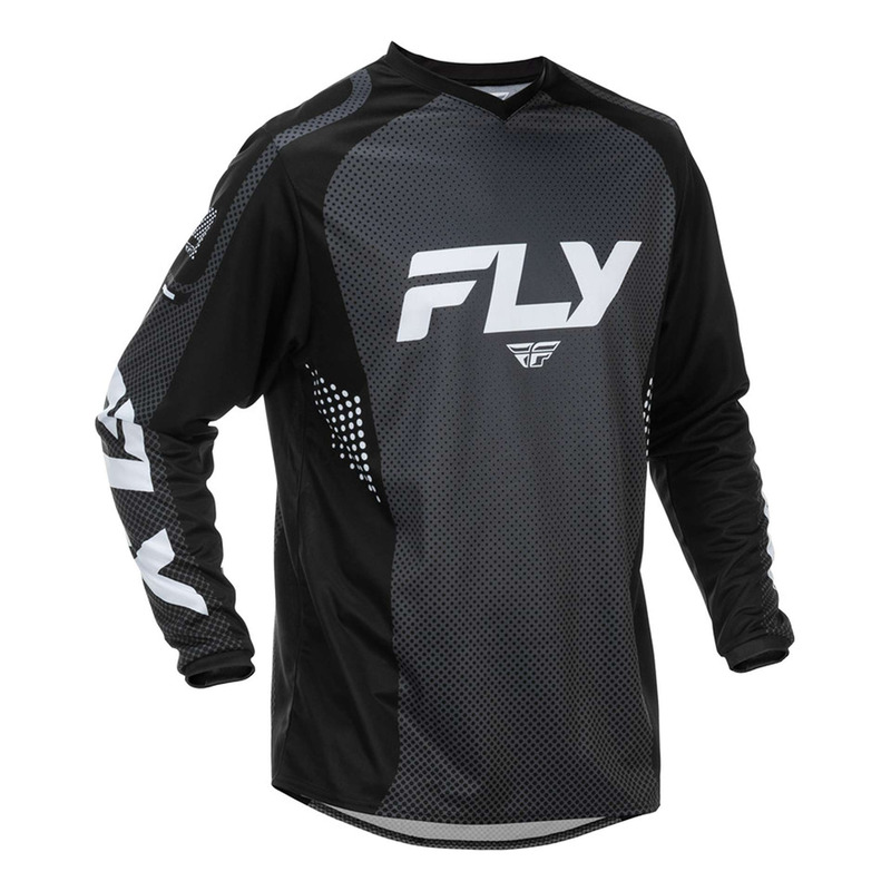 Maillot cross Fly Racing F-16 black/white