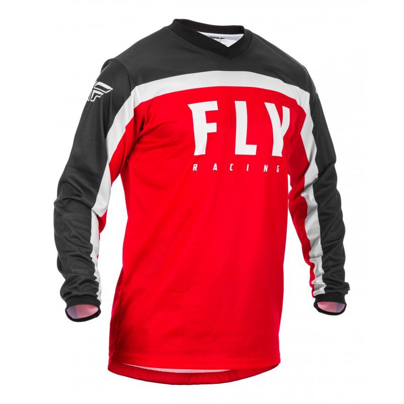 Maillot cross Fly Racing F-16 rouge/noir/blanc- XL