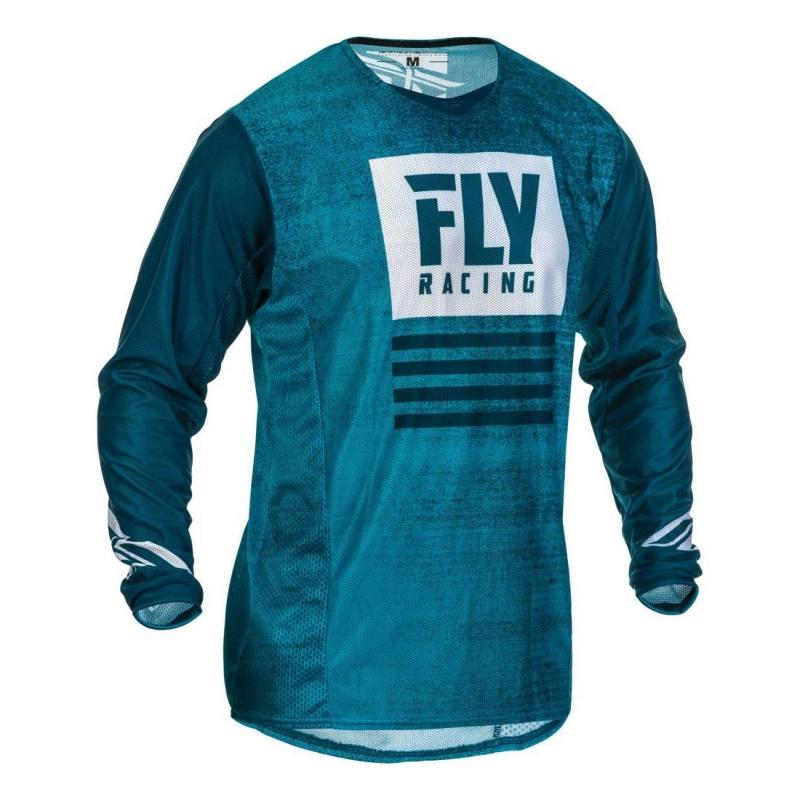 Maillot cross Fly Racing Kinetic Mesh Noiz bleu/navy
