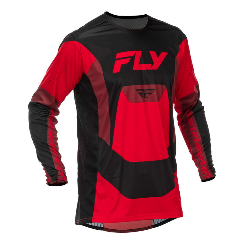 Maillot cross Fly Racing Lite black/red- S