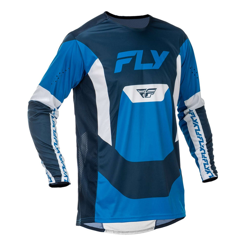 Maillot cross Fly Racing Lite blue/white- S