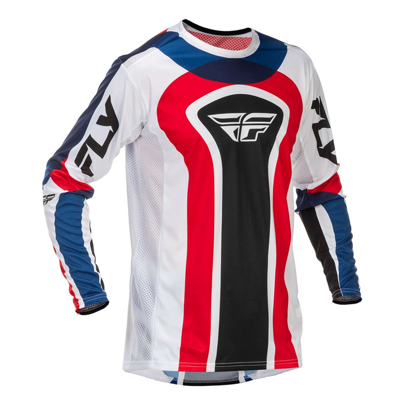 Maillot cross Fly Racing Lite Glory SE red/white/blue- S