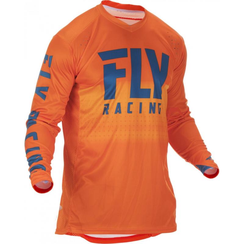 Maillot cross Fly Racing Lite Hydrogen orange/bleu- L