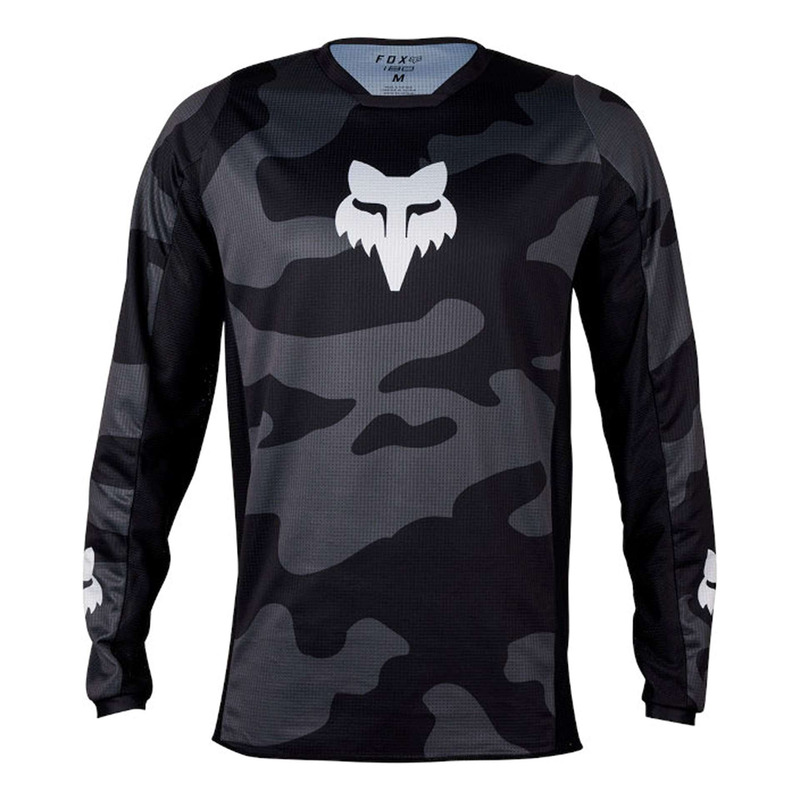 Maillot cross Fox Racing 180 BNKR black camo