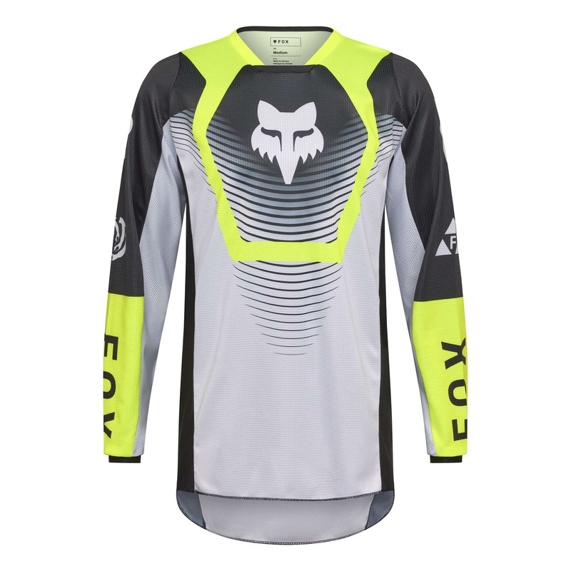 Maillot cross Fox Racing 180 Collect grey/yellow