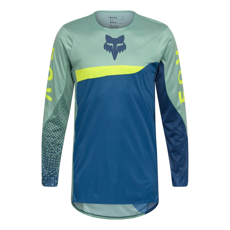 Maillot cross Fox Racing Flexair Fracture spearmint
