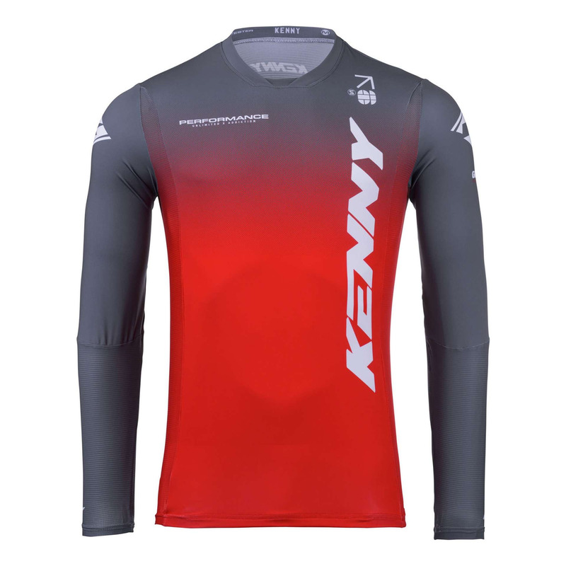 Maillot cross Kenny Performance Gradient red