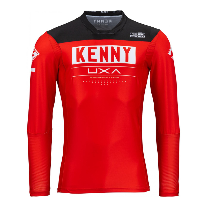 Maillot cross Kenny Performance rouge 2023