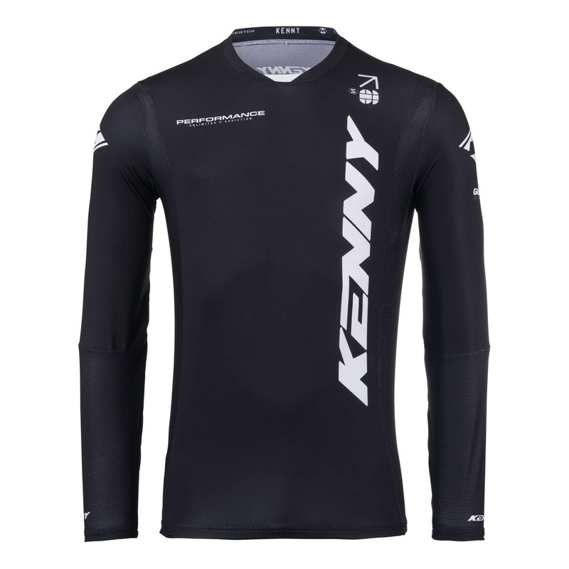 Maillot cross Kenny Performance Solid black