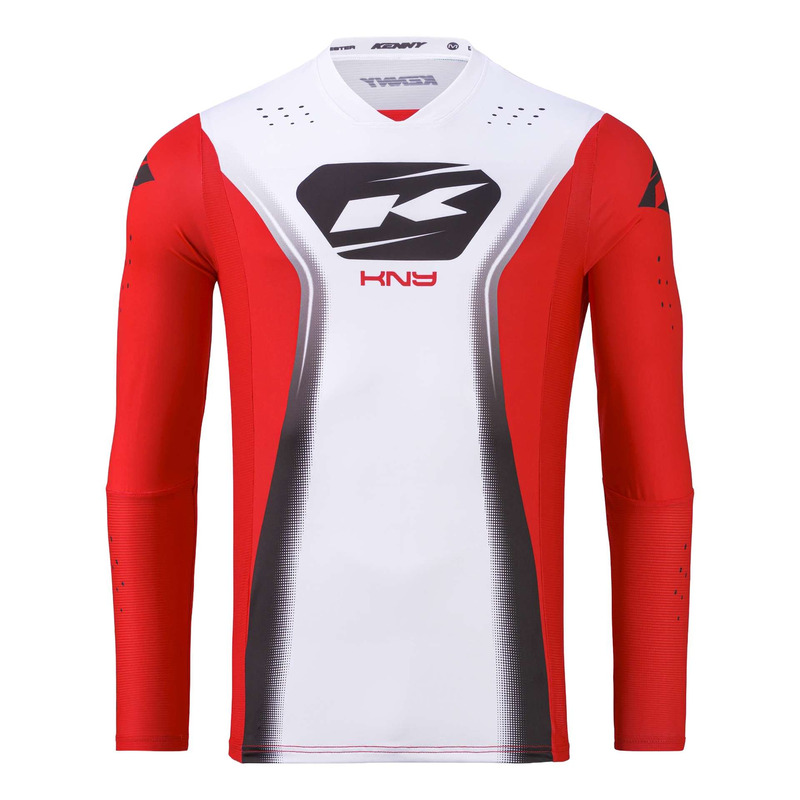 Maillot cross Kenny Performance Solid red