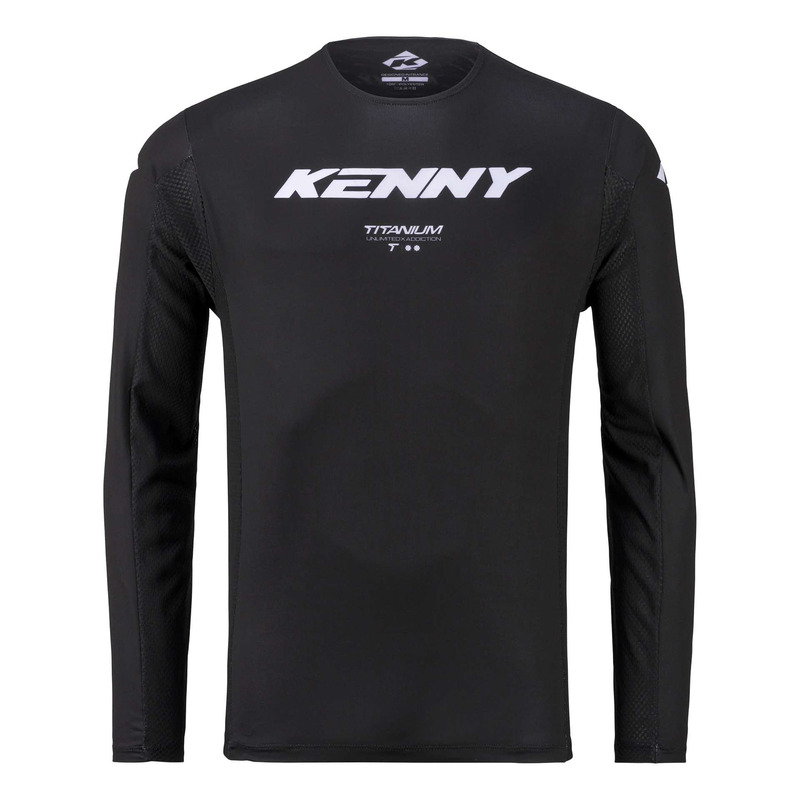 Maillot cross Kenny Titanium black