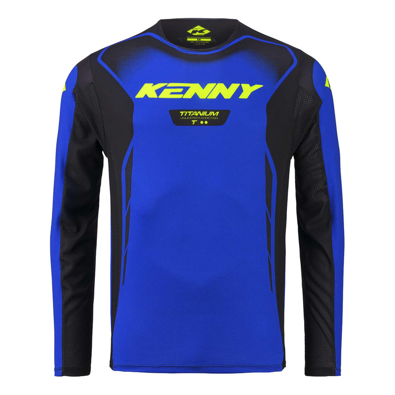 Maillot cross Kenny Titanium blue
