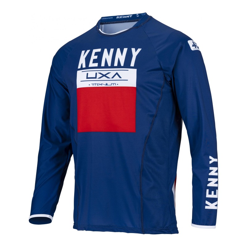 Maillot cross Kenny Titanium Patriot navy/rouge/blanc 2022- S