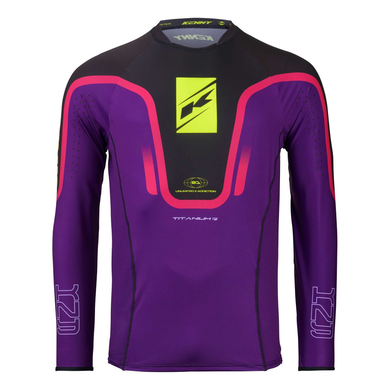 Maillot cross Kenny Titanium purple