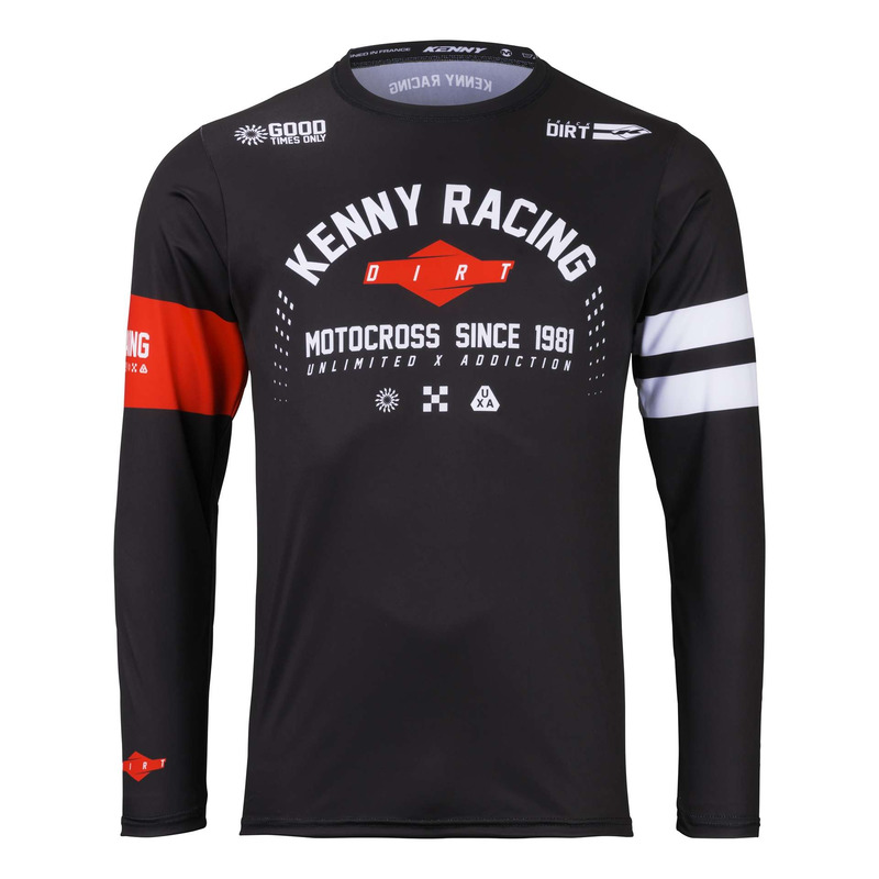 Maillot cross Kenny Track Dirt black