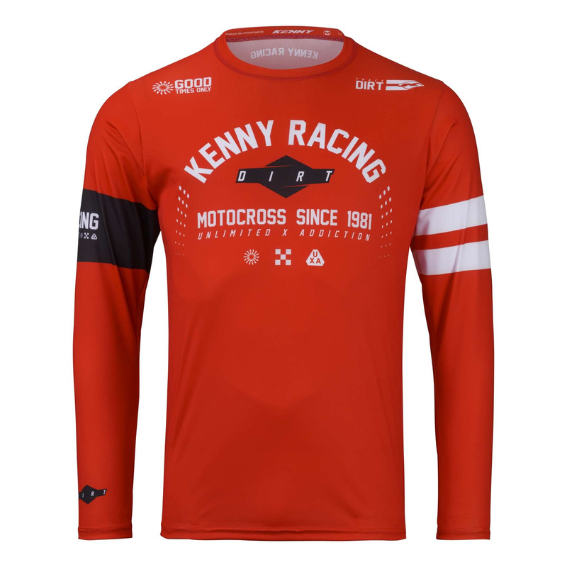 Maillot cross Kenny Track Dirt red