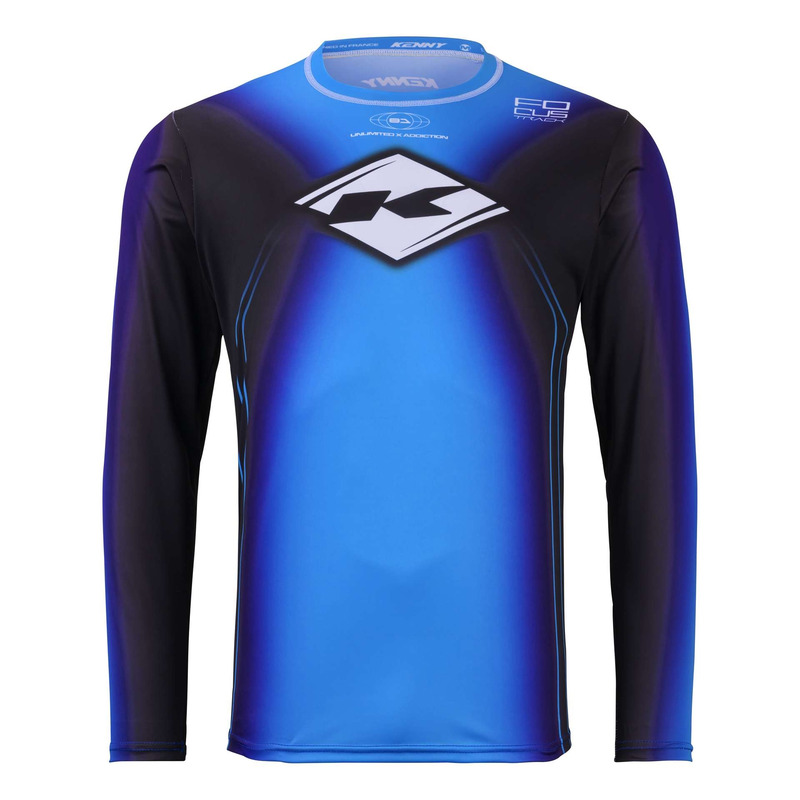 Maillot cross Kenny Track Focus blue