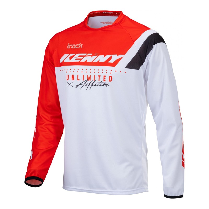 Maillot cross Kenny Track Focus rouge- M