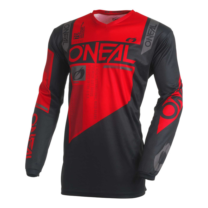Maillot cross O’Neal Element Factor black/red