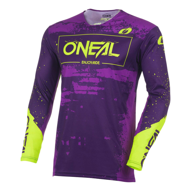 Maillot cross O’Neal Mayhem Paint V27 purple/neon yellow
