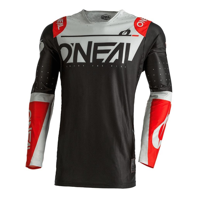 Maillot cross O'Neal Prodigy Five One V.22 noir/gris/rouge- S