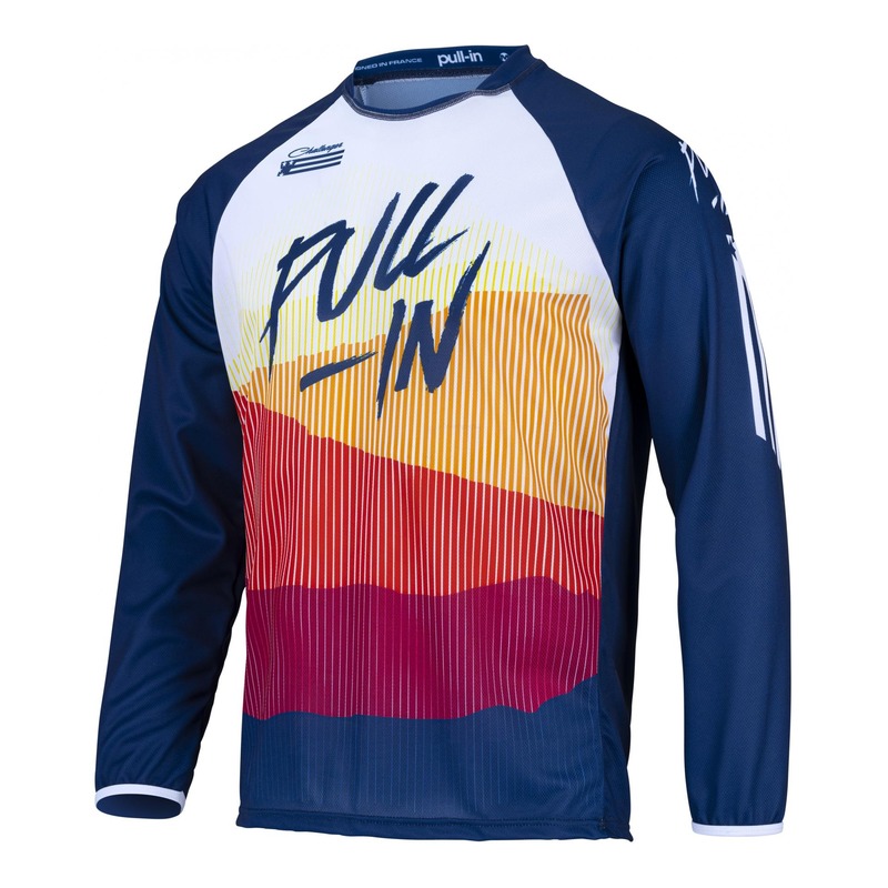 Maillot cross Pull-in Challenger Original gradient navy/orange- S