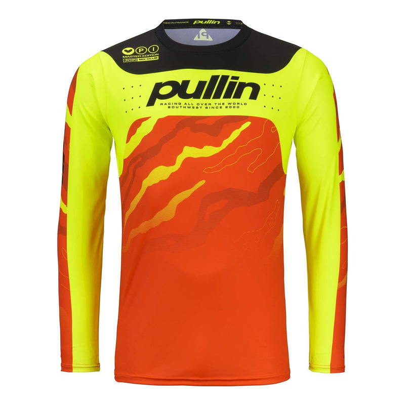 Maillot cross Pull-In Master Race camo/orange neon- S