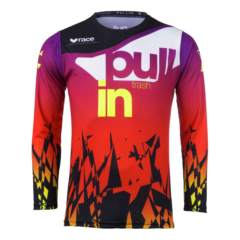 Maillot cross Pull-In Trash neon- S