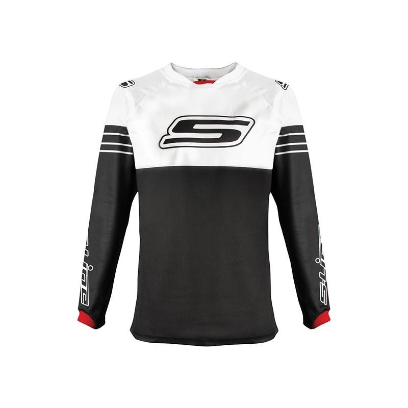 Maillot cross S-Line blanc/noir- L
