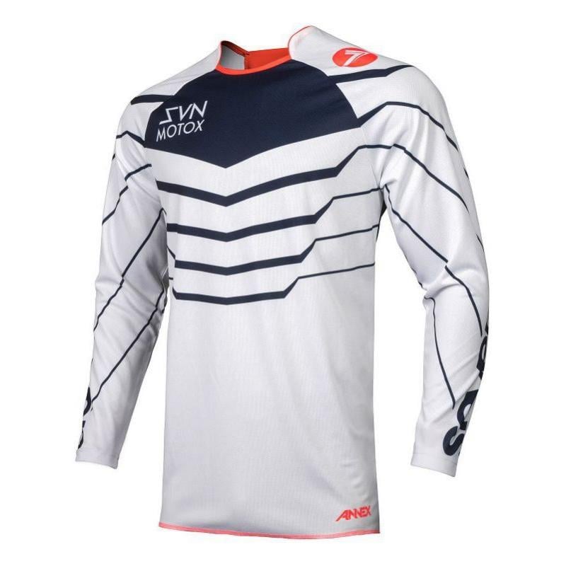 Maillot cross Seven Annex Exo navy/coral- XL