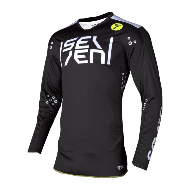 Maillot cross Seven Rival Biochemical noir- S