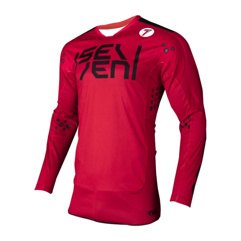 Maillot cross Seven Rival Biochemical rouge- S