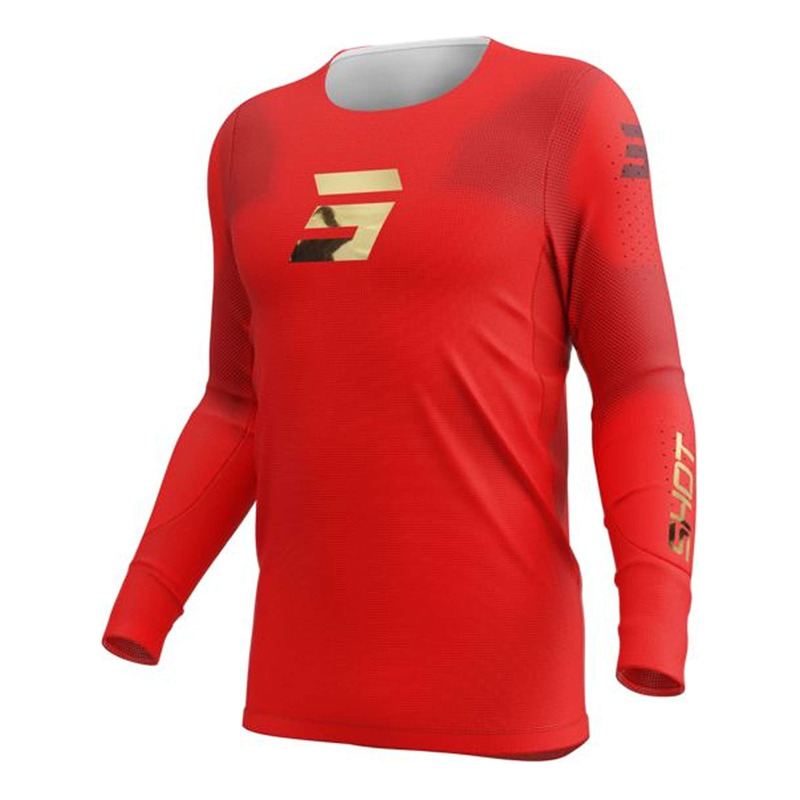 Maillot cross Shot Aerolite Space red- S