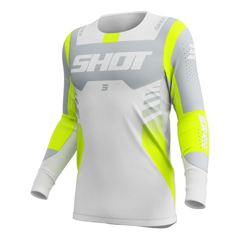 Maillot cross Shot Aerolite Sprint grey- S