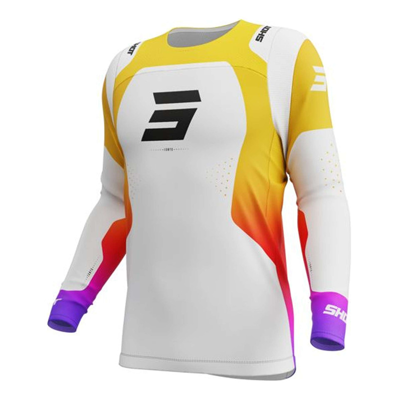 Maillot cross Shot Contact Ionyx white