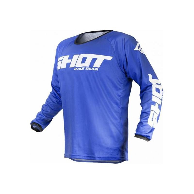 Maillot cross Shot Devo Raw bleu- S