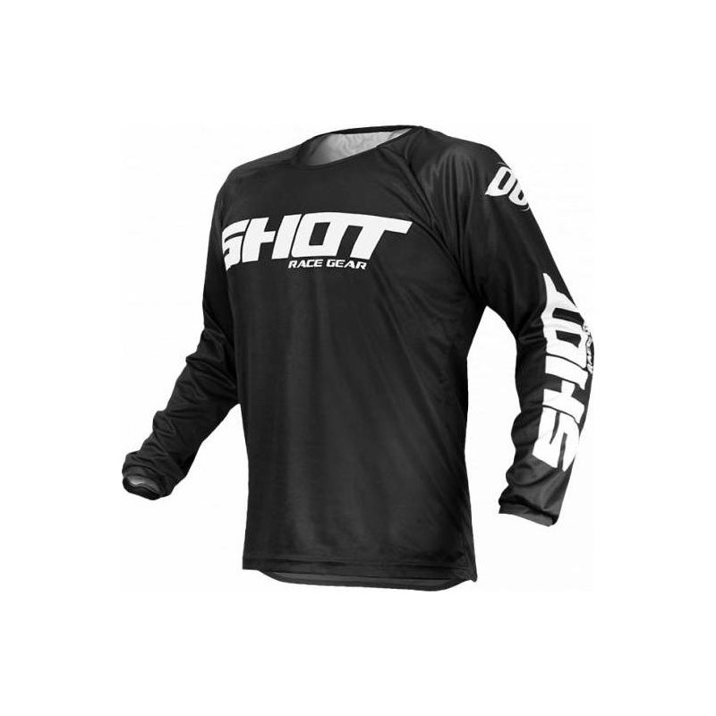 Maillot cross Shot Devo Raw noir- S