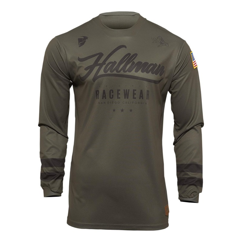 Maillot cross Thor Hopetown Hallman army/noir- S
