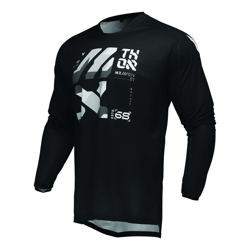 Maillot cross Thor Launchmode Brave black/gray