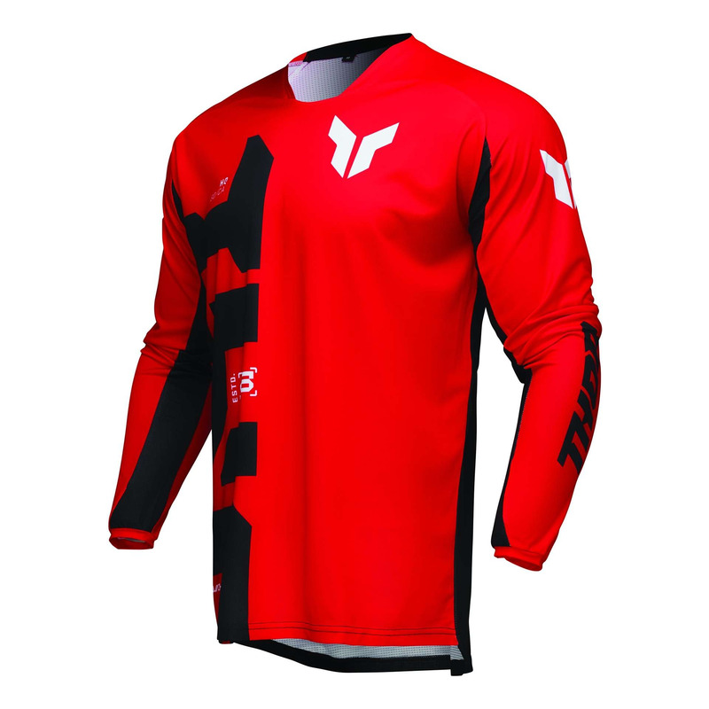 Maillot cross Thor Launchmode Forge red