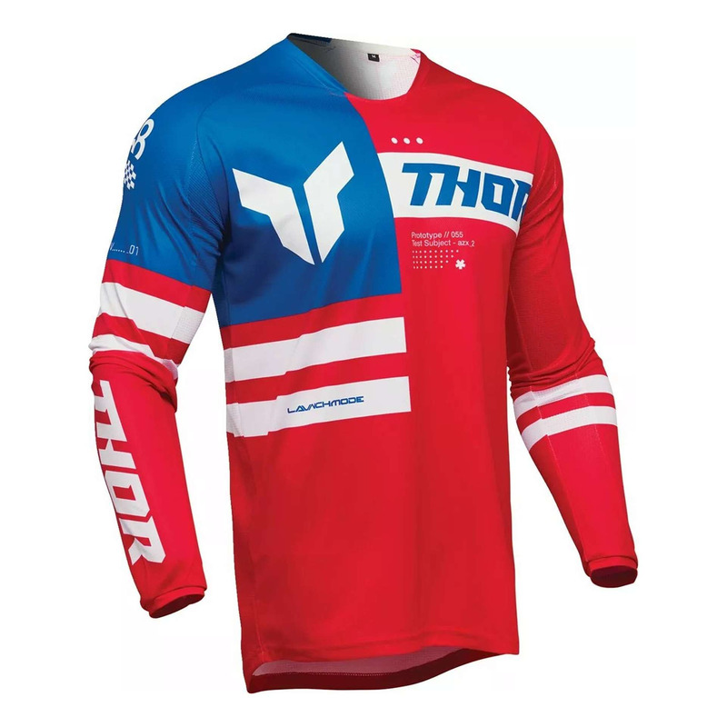 Maillot cross Thor Launchmode Patriot red/white/blue