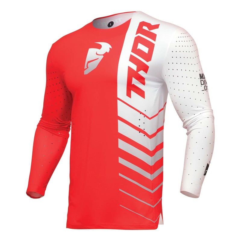 Maillot cross Thor Prime Analog red/white