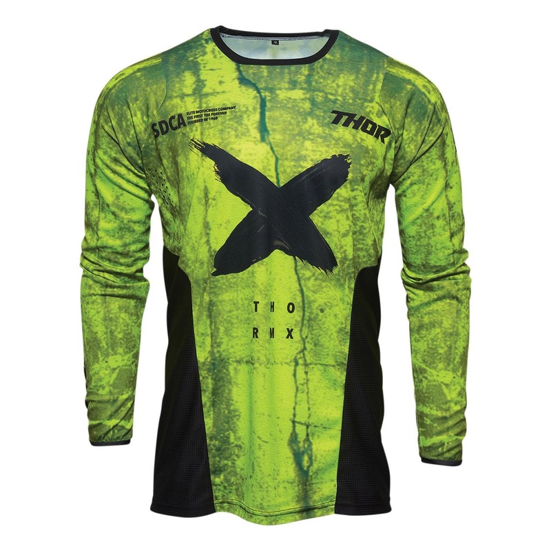 Maillot cross Thor Pulse Hazard acid/noir- S