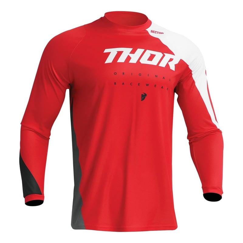 Maillot cross Thor Sector Edge rouge/blanc