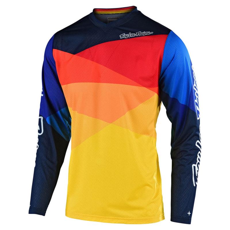 Maillot cross Troy Lee Designs GP Air Jet jaune/orange- 2XL