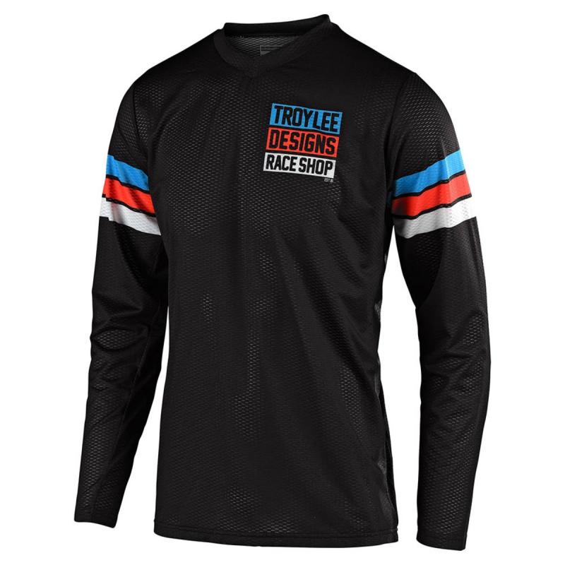 Maillot cross Troy Lee Designs GP Air Saddleback noir/cyan- S