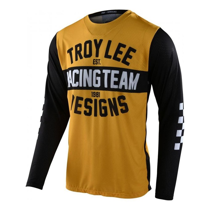 Maillot cross Troy Lee Designs GP Air Team 81 jaune/noir- S